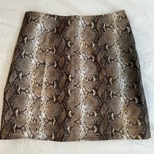 Wild Honey snake skin skirt, size S